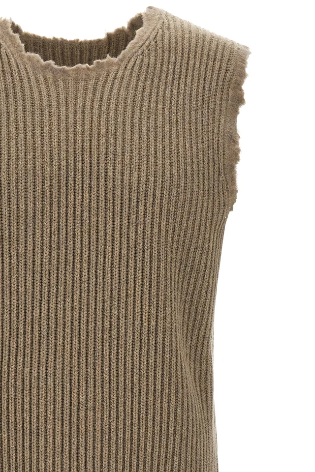 Mm6 Maison Margiela Numeric Signature Knitted Vest, photo 3 of 4 from SENSER