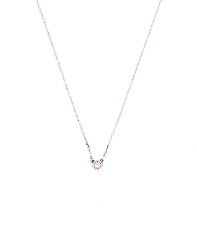 Tiffany & Co. Pink Sapphire by the Yard Silver Necklace in Pink from A Retro Tale
