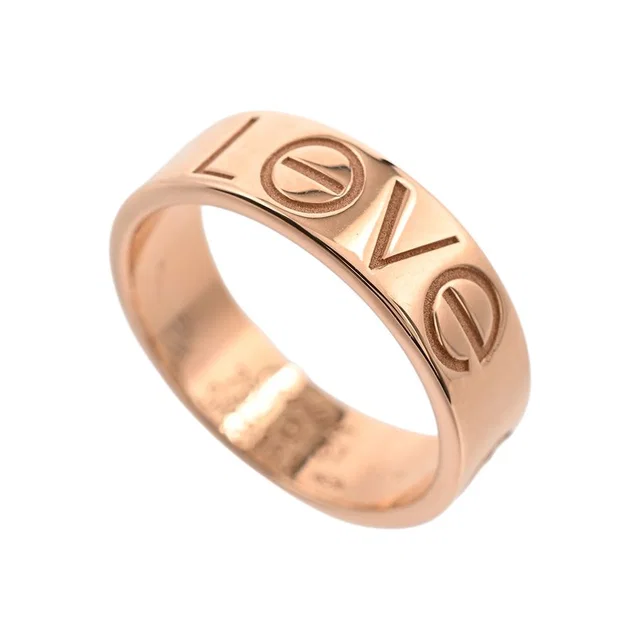 Cartier Ring Love Pink in Pink from The Reluxe
