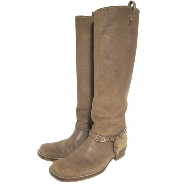 Bottega Veneta Leather Long Boots in Leather from LuxUness