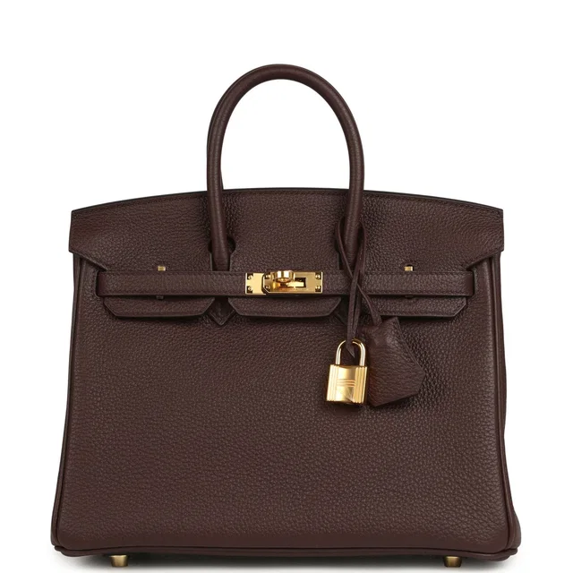 Hermès Birkin 25 Rouge Sellier Togo Gold Hardware in Red Togo leather from Madison Avenue Couture