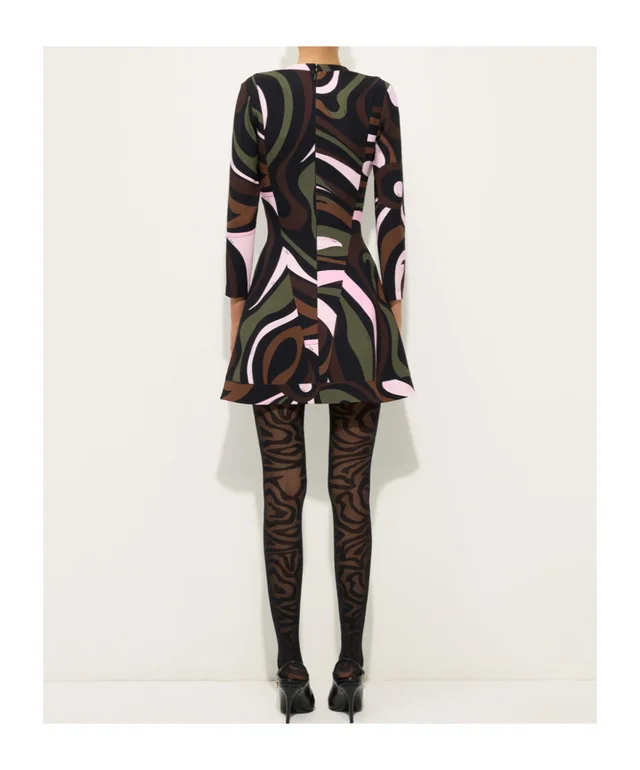 Emilio Pucci PUCCI Long Sleeve Printed Dress, photo 4 of 5 from SENSER