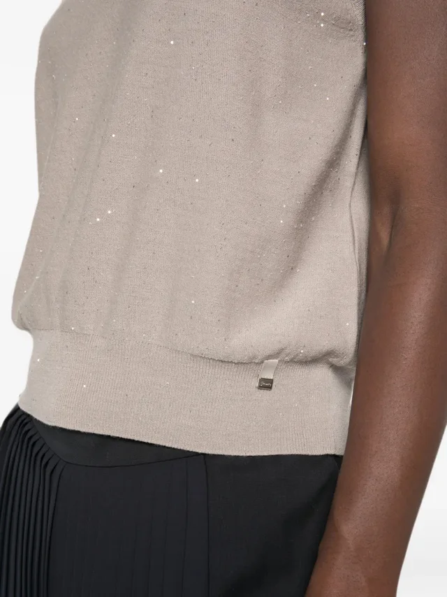 Herno Sequin-embellished knit top, photo 4 of 5 from SENSER