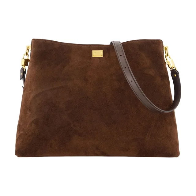 Dolce & Gabbana Shoulder Bag — Brown Calfskin in Brown Calfskin from HEWI