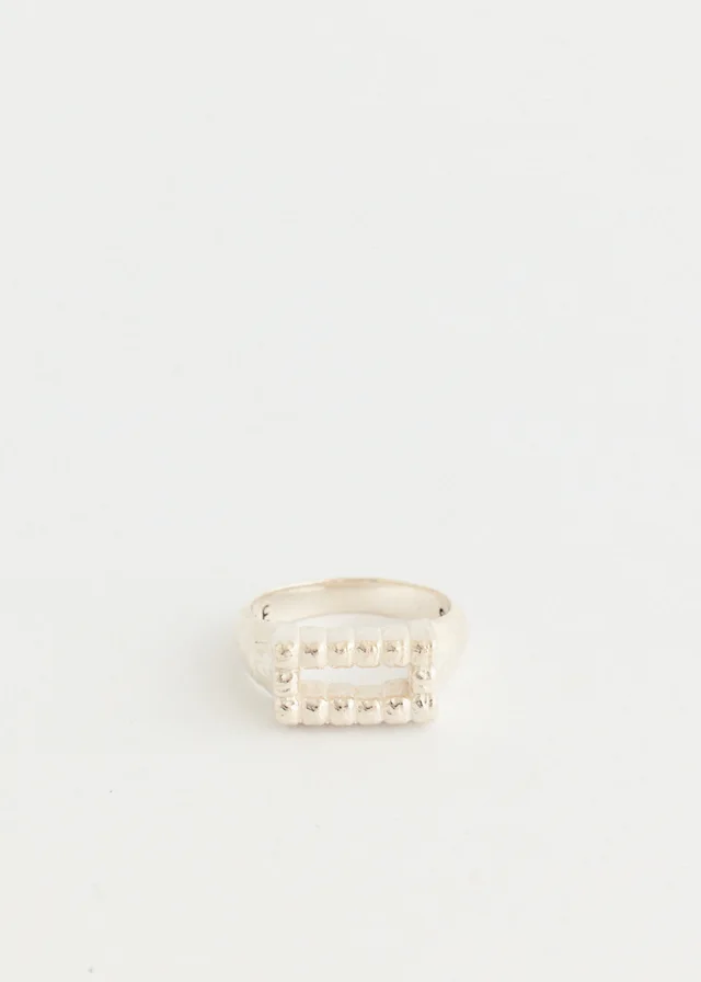 Maple Cookie Signet Ring in Metallic from Incu, photo 1 of 1