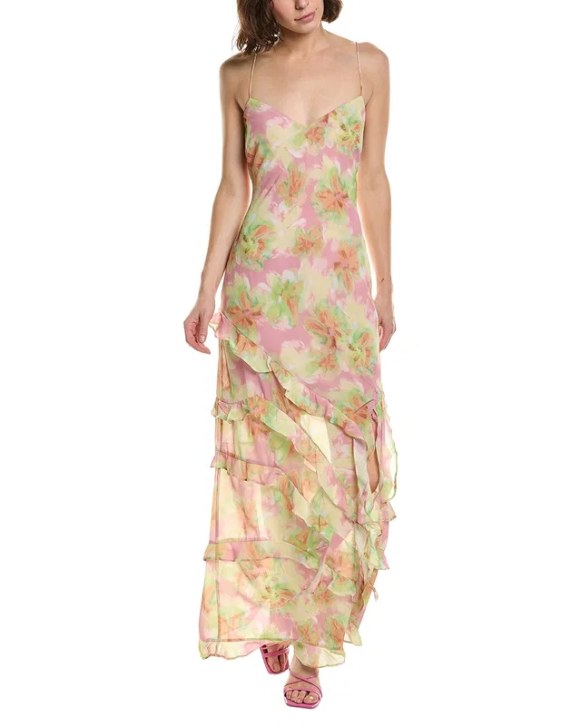 Bardot Cantara Printed Maxi Dress, image 1 of 1 from Gilt