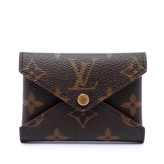 Brown Louis Vuitton Monogram Pochette Kirigami Card Holder in Brown Coated canvas from Designer Revival