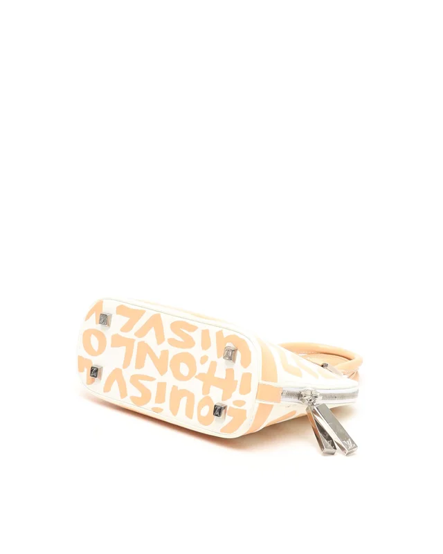 Louis Vuitton Stephen Sprouse Graffiti Alma MM Bag in Leather from A Retro Tale, photo 4 of 14