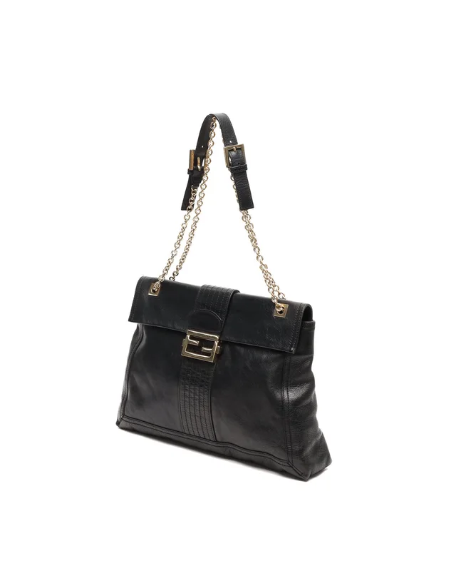 Fendi Maxi Baguette Flap Bag in Leather from A Retro Tale, photo 2 of 8