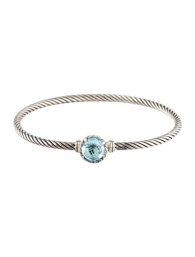 David Yurman Topaz Petite Chatelaine Bracelet, 6.25" in multicolor from The RealReal