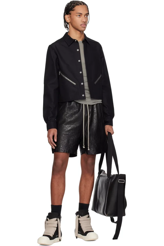 Rick Owens Black Temple Tour Alice Shirt, photo 4 of 4 from SSENSE