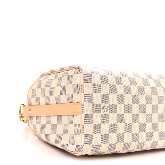 Louis Vuitton Damier Azur Speedy Bandouliere 25 in Canvas from FASHIONPHILE, photo 8 of 10