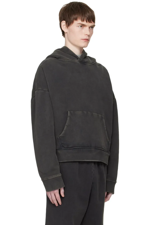 Entire Studios Black Heavy Hoodie, photo 2 of 4 from SSENSE