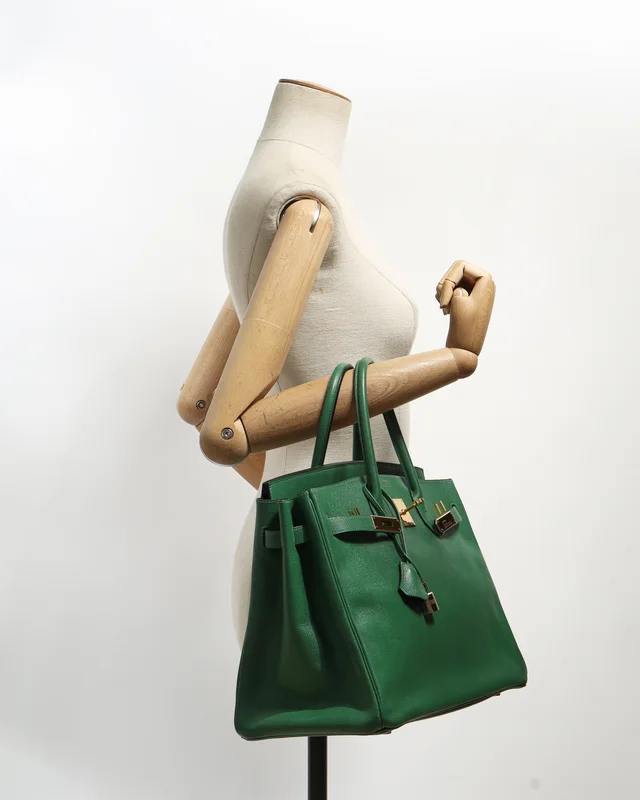 Hermès Birkin 35 Epsom Vert Bengale Bag in Green Epsom leather from A Retro Tale, photo 13 of 13