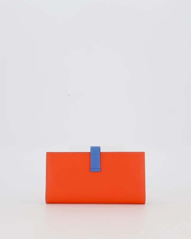 Hermès Bearn Verso Wallet in Blue Leather from Sellier, photo 5 of 12