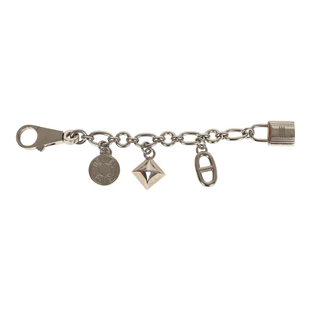 Hermès Amulette Olga Cadena Bag Charm Palladium Hardware from Madison Avenue Couture