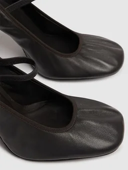 Lemaire Block heel court shoes in 100% Sheepskin, photo 4 of 5 from LUISAVIAROMA