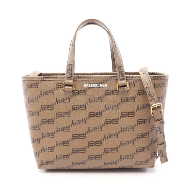 Balenciaga Signature Small Shopper Coated Canvas 2way Handbag in Coated canvas from LuxUness