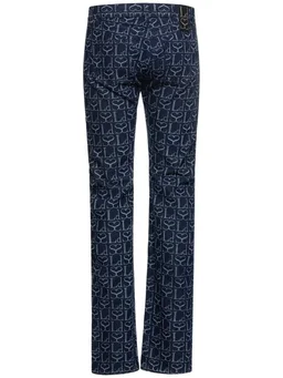 Ludovic de Saint Sernin Flare jeans with decorative details in 100% Cotton, photo 6 of 11 from LUISAVIAROMA
