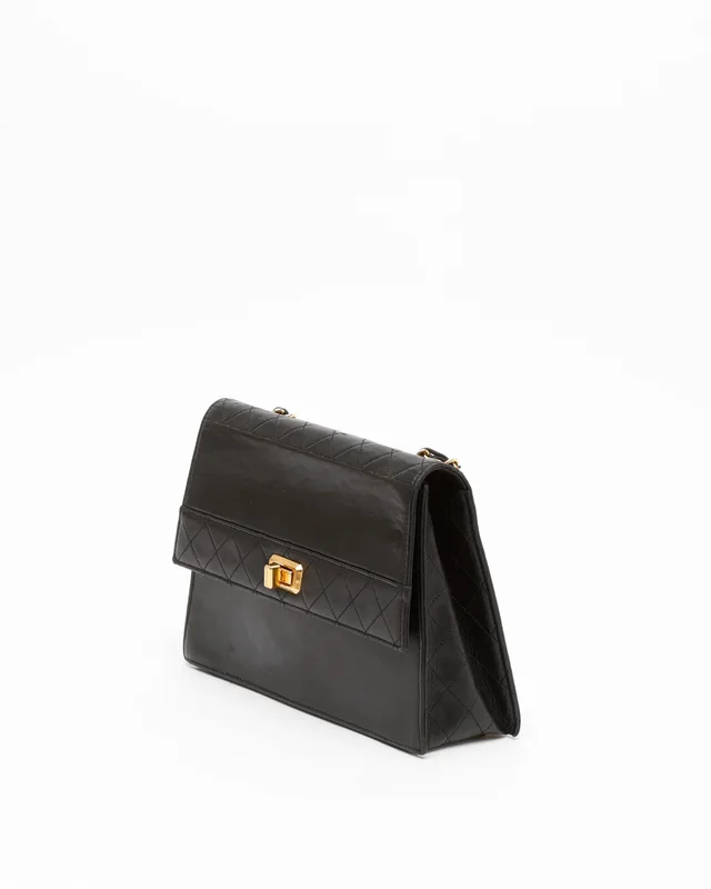 Chanel Trapezoid Flap Bag in Leather from A Retro Tale, photo 2 of 11