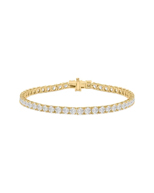 Lab Grown Diamonds 14K 10.00 ct. tw. Lab-Grown Diamond Tennis Bracelet, image 1 of 1 from Gilt