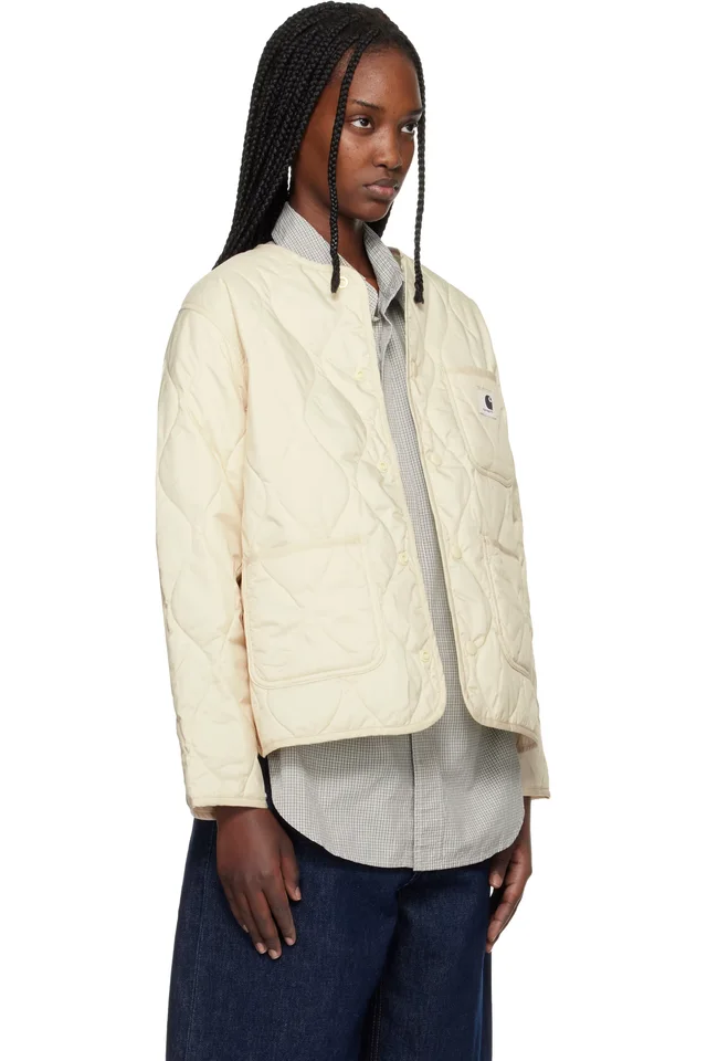 Carhartt Work In Progress Beige Skyler Liner Jacket, photo 2 of 4 from SSENSE