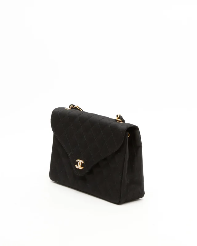 Chanel Classic Small Flap Bag in Satin from A Retro Tale, photo 2 of 12