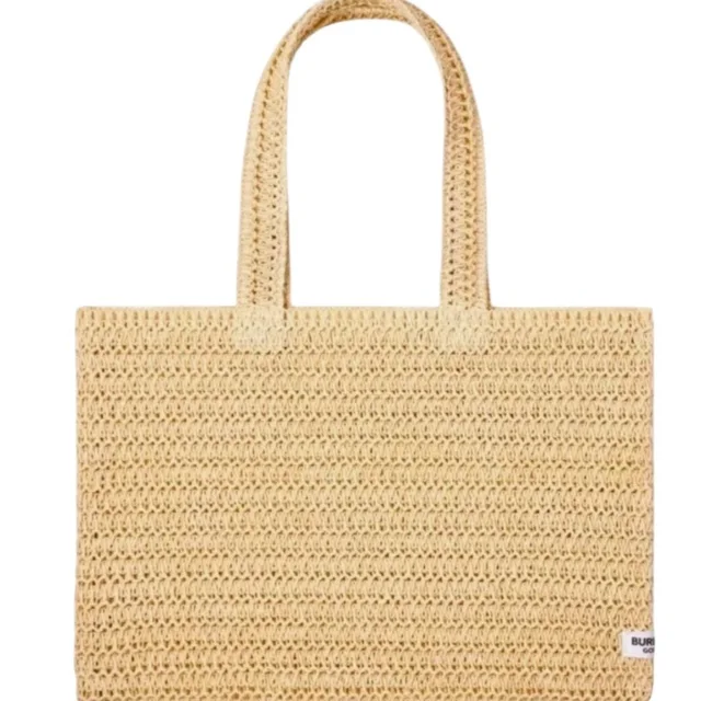 Burberry Goddess Raffia Beach Tote Bag Nwot in brown|neutral Raffia from Poshmark
