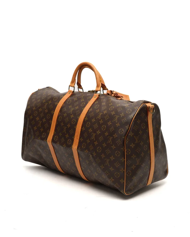 Louis Vuitton Monogram Keepall Bandoulière 60 Weekend Bag in Coated canvas from A Retro Tale, photo 3 of 13