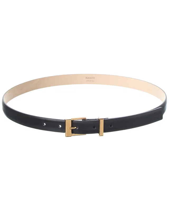 KHAITE Manhattan Leather Belt, image 1 of 1 from Gilt