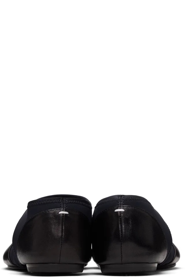 Maison Margiela Black Tabi Jazz Loafers, photo 2 of 4 from SSENSE