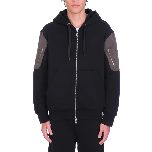 Neil Barrett Neil Barret Cotton Logo Hooded Sweatshirt, photo 5 of 6 from Balardi