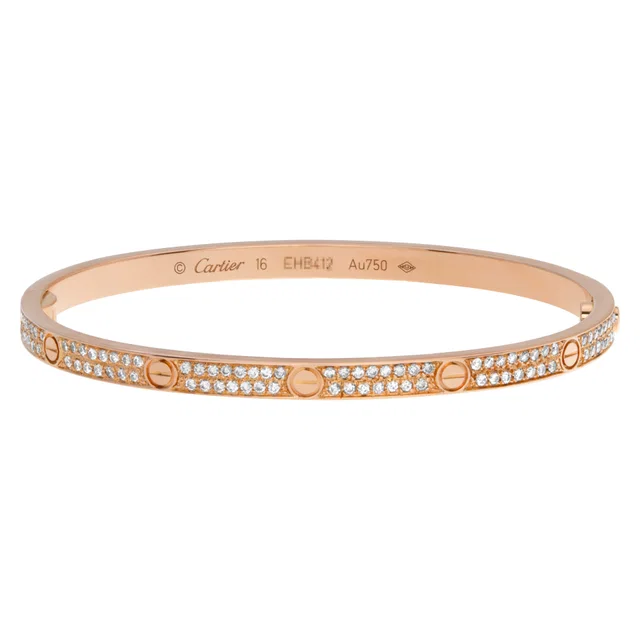 Cartier Love bracelet in Pink Rose Gold from Gray And Sons