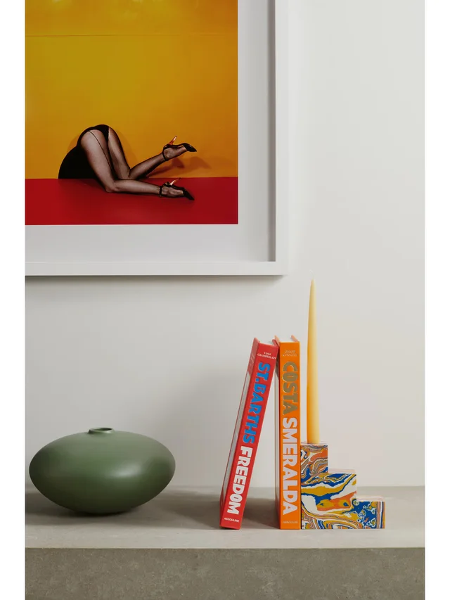 AP8 Guy Bourdin framed print, 40'' x 29'' in Yellow, photo 2 of 2 from NET-A-PORTER (Canada)