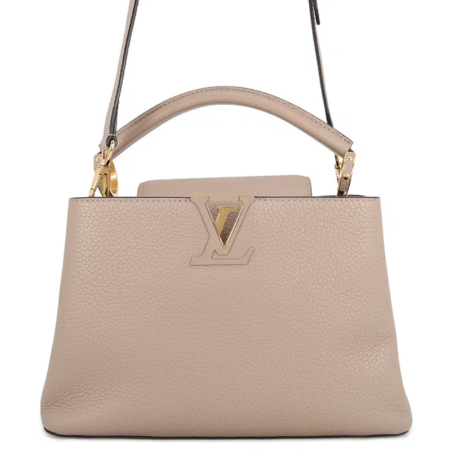 Louis Vuitton Capucines BeigeM24736 Taurillon Leather Size BB in Leather from GALLERY RARE
