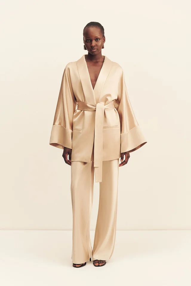 Shona Joy SAVANNA BELTED JACKET - CHAMPAGNE from Shona Joy, photo 1 of 1