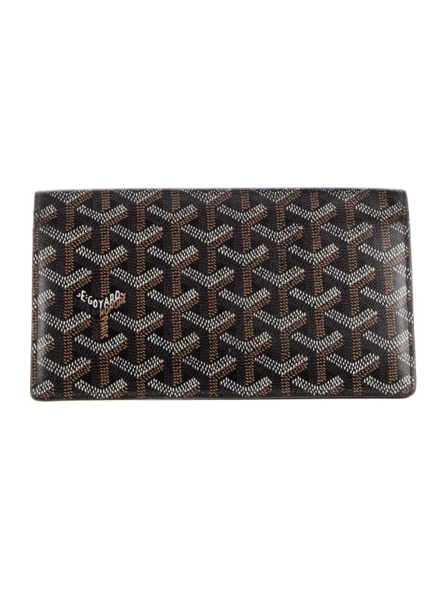 Goyard Richelieu long wallet Goyardine Wallet in black Leather from The RealReal