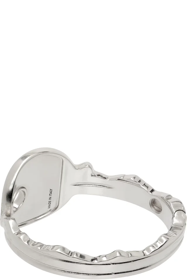 MM6 Maison Margiela Key Cuff Bracelet, photo 2 of 2 from SSENSE