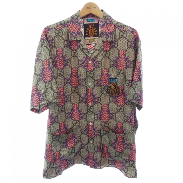 Gucci and Five Song Zaiej S/ Shirt in Silk from The Reluxe