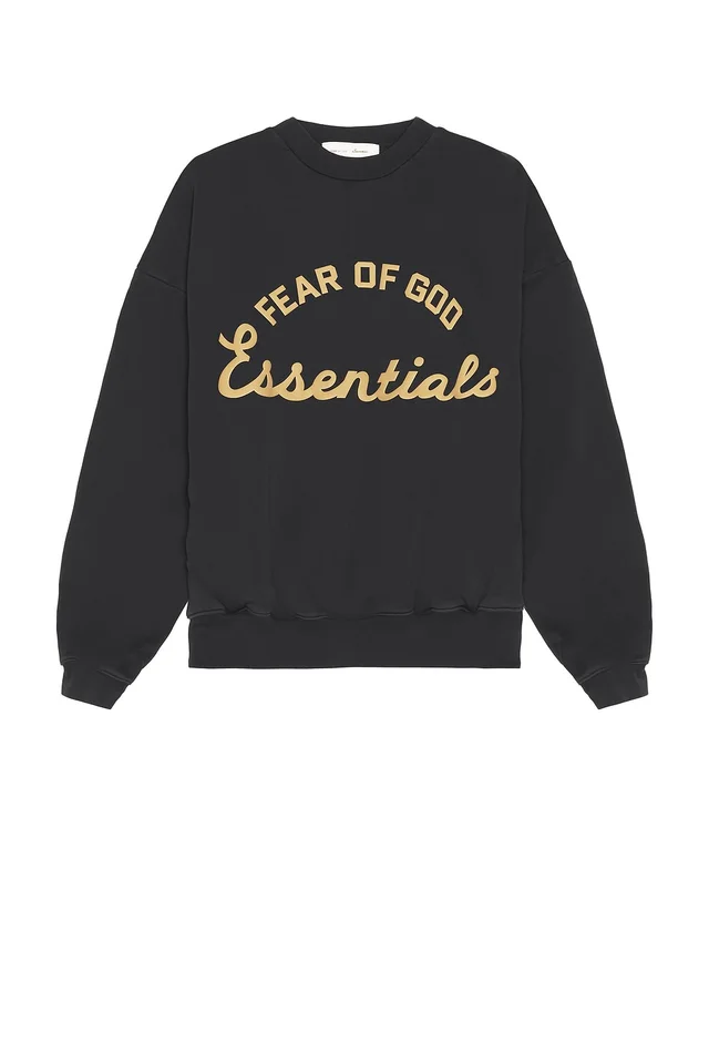 Fear of God ESSENTIALS Training 90's Crewneck Sweatshirt in Faded Black, photo 4 of 4 from REVOLVE (Canada)