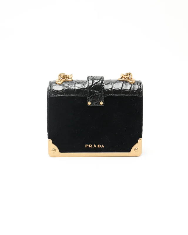 Prada Micro Cahier Bag in Crocodile from A Retro Tale, photo 2 of 4