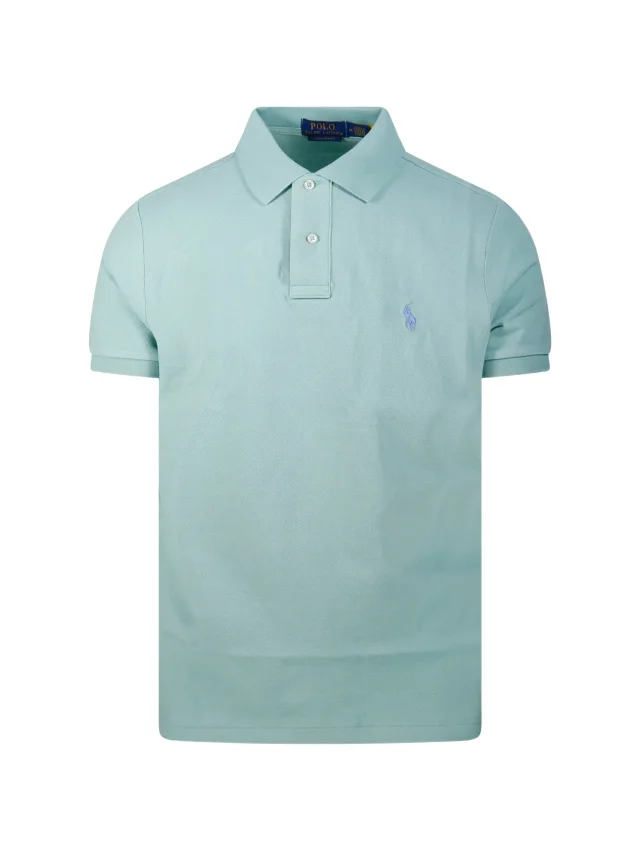 logo-embroidered polo shirt