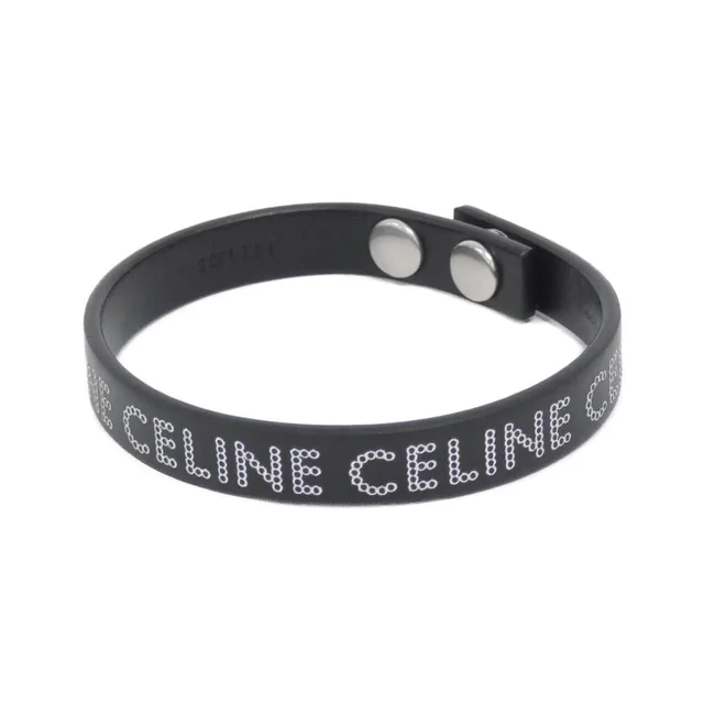 Celine Studded Bracelet Silver in Silver from The Reluxe