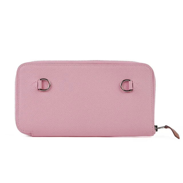Hermès Nouveau To Go wallet Mauve Sylvestre (X9) Lime (9R) Cuivre (6C) in Epsom leather from Ginza Xiaoma, photo 2 of 4