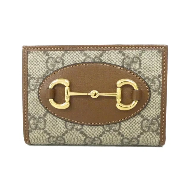 Gucci Horsebit Wallet Canvas Brown in Brown Canvas from The Reluxe