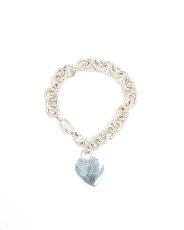 Tiffany & Co. Heart Silver Bracelet in Silver from A Retro Tale