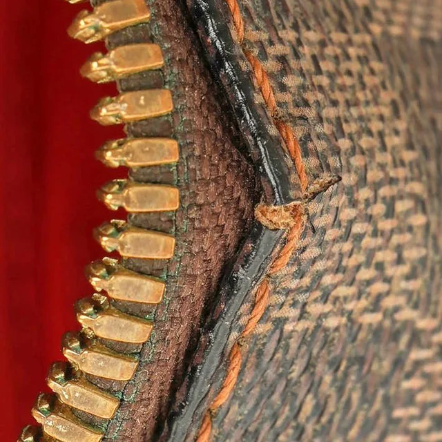 Louis Vuitton Damier Ebene Rivera MM Bag in Brown Canvas from A Retro Tale, photo 8 of 12