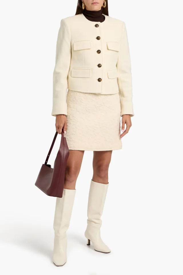 Veronica Beard Leslie Virgin Wool Bouclé Jacket, photo 2 of 4 from THE OUTNET