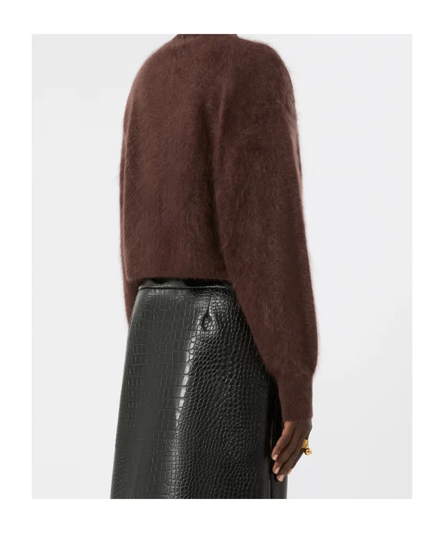 Sportmax Pure cashmere bomber jacket - Chocolate, photo 4 of 6 from SENSER