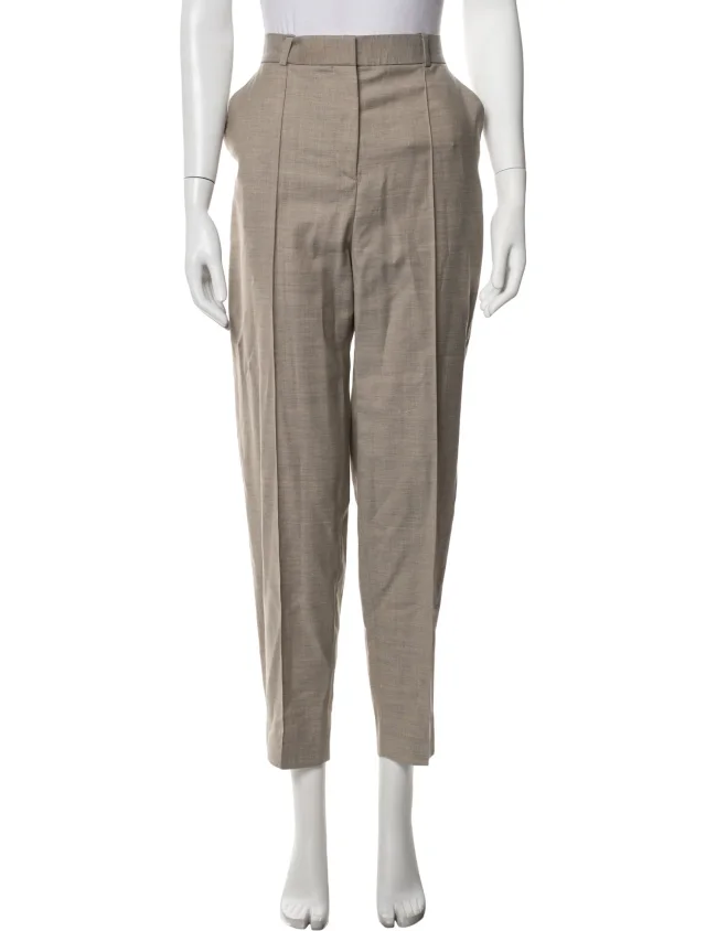 TOTEME Virgin Wool Straight Leg Pants w/ Tags in Wool from The RealReal